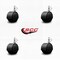 Service Caster 2'' Floor Safe Black Hooded Twin Wheel Caster 3/8 Threaded Stem, 4PK SCC-TS02S50D-NYU-FB-382458-4 - alternate 3